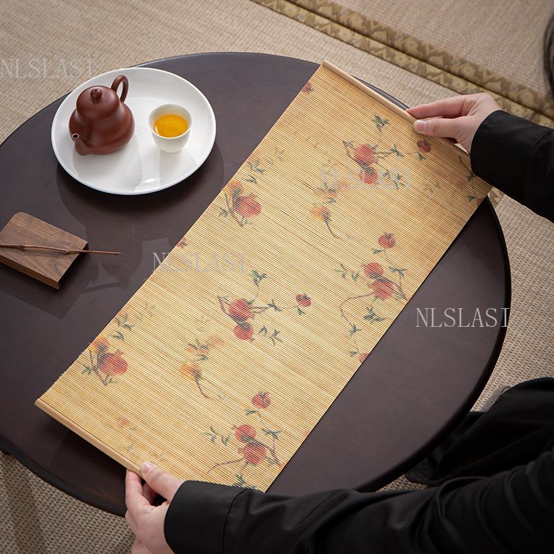 Bamboo Table Runner Printed Bu - Table Runner recension och pris