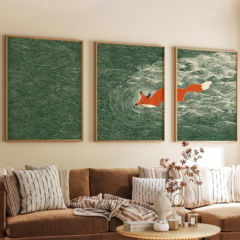 3pcs frameless Canvas Painting - Abstract Canvas Set recension och pris