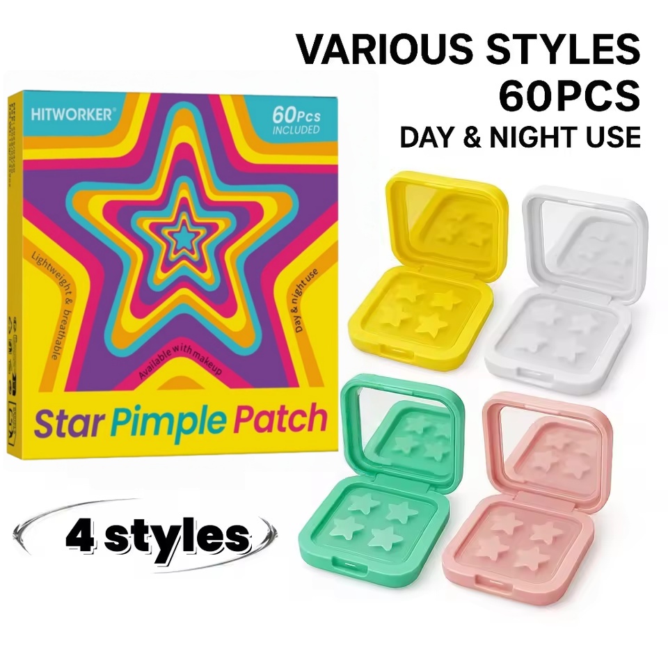 60 pieces/box of 4 color star  - Decorative Mirror recension och pris