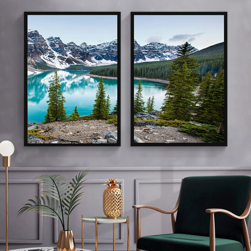 3pcs/Set Natural Forest Landsc - Abstract Canvas Set recension och pris