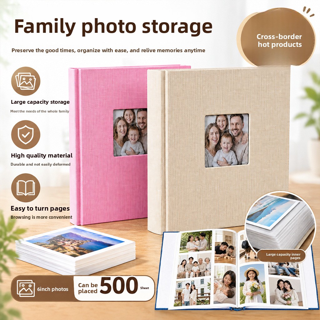 6x4 Inch Photo Album with 500  - Picture Frame recension och pris
