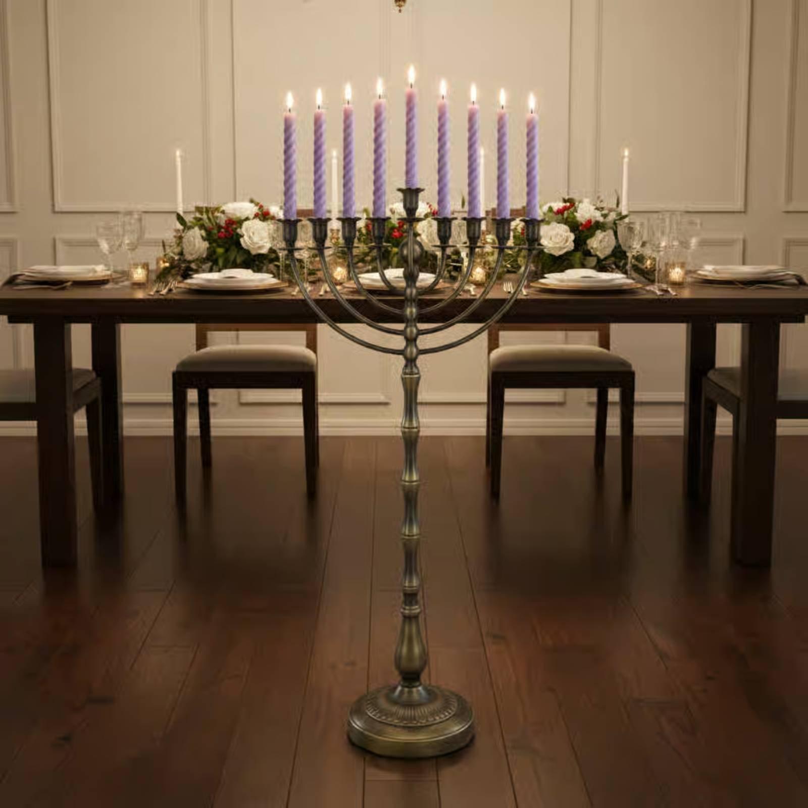 Tall Bronze Candelabra Floor S - Candle Holder Decor recension och pris