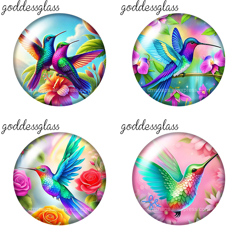 Flying Hummingbird Flowers 10p - Vase Decor recension och pris