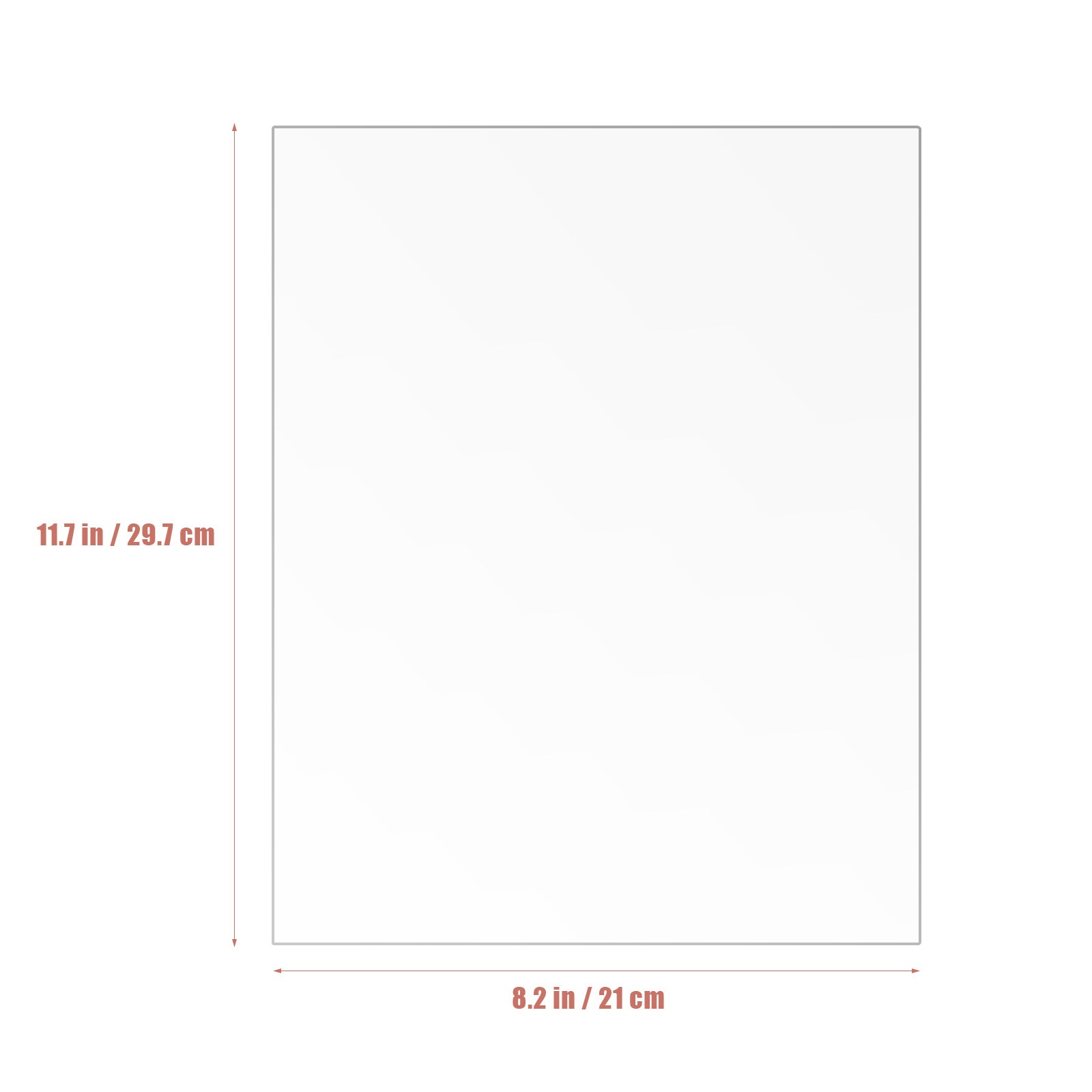10Pcs Clear Plastic Sheets A4  - Picture Frame recension och pris