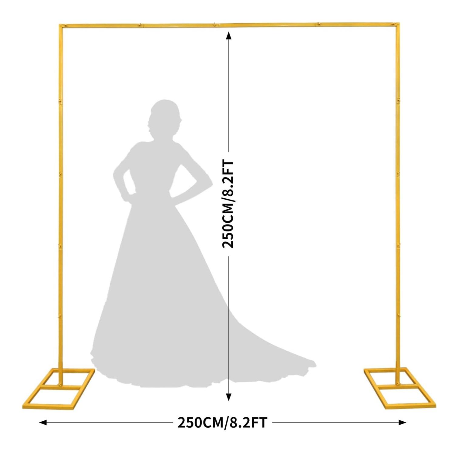Gold Metal Square Backdrop Sta - Picture Frame recension och pris