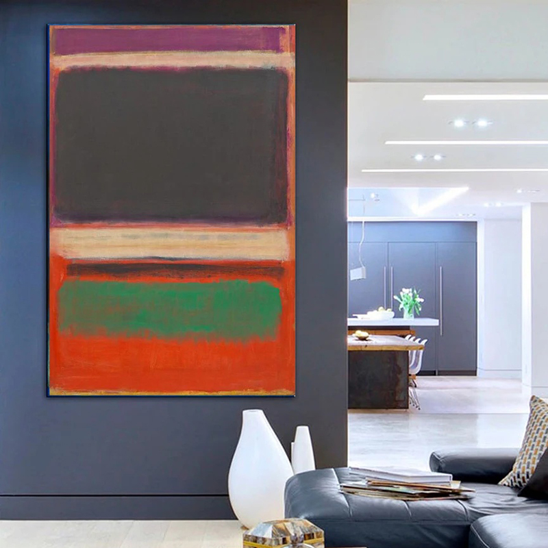 Wall Decor, Mark Rothko Poster - Abstract Canvas Set recension och pris